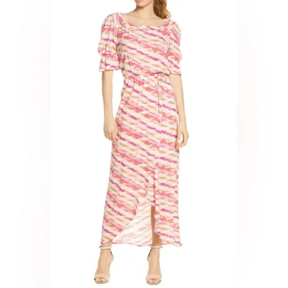 fraiche by j maxi dress Fraiche By J Moga Printed Maxi Dress at Nordstrom Rack, Size Large